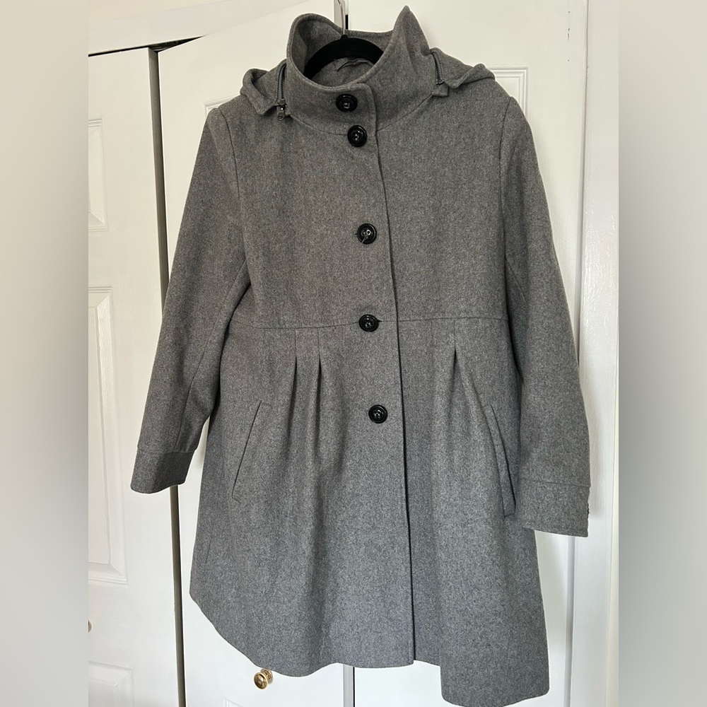 DKNY Women's Gray Coat
